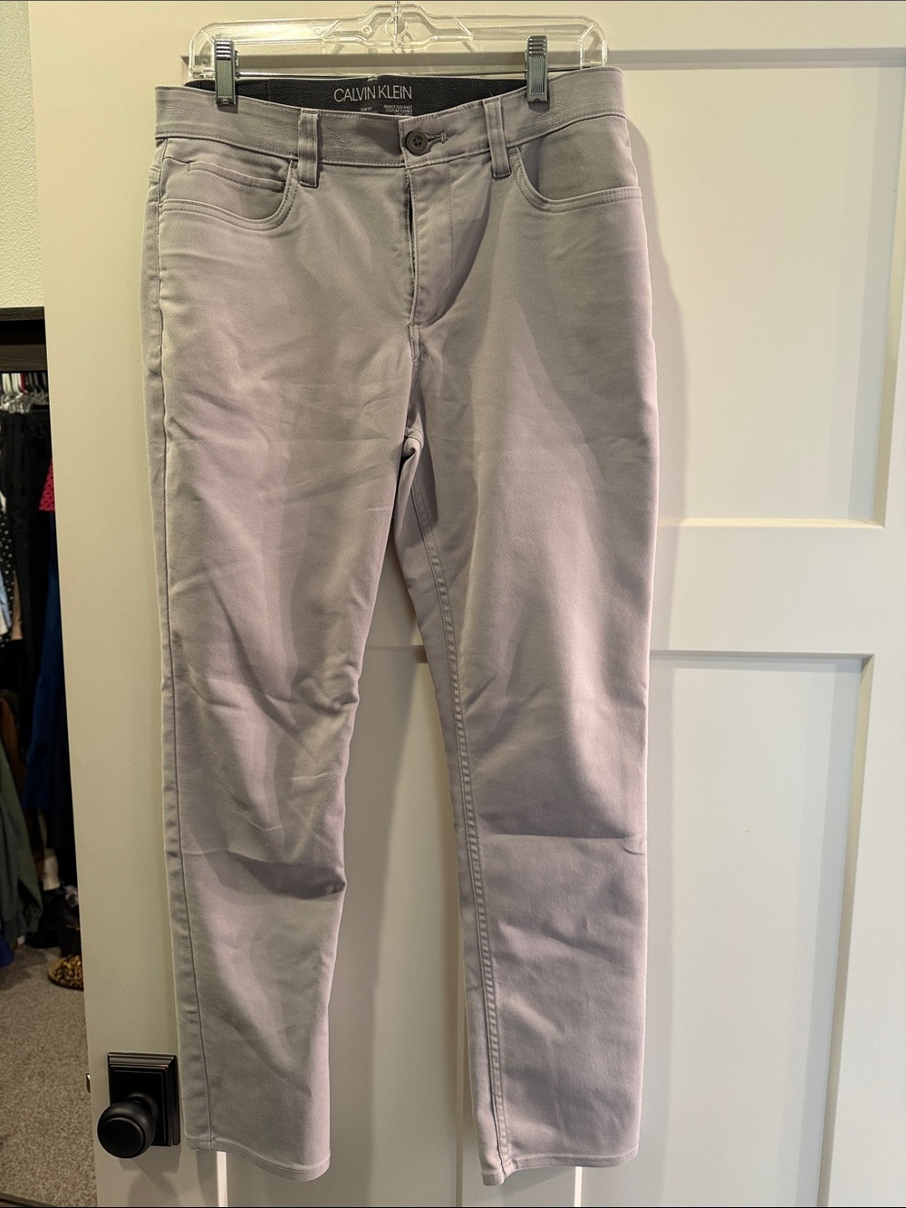 Calvin Klein Slim Jeans in Light Grey